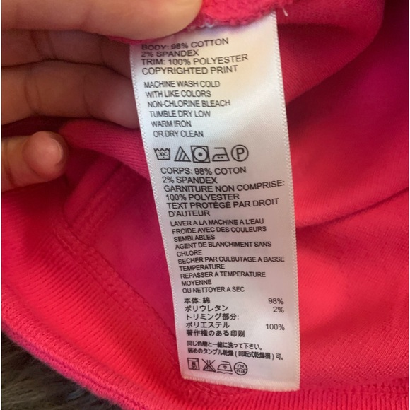 Women's Tommy Bahama Full Zip Lightweight Jacket Size XS Pink w/ Floral Details - Picture 3 of 4